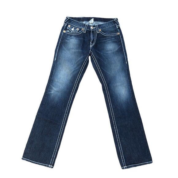 Vintage True Religion Jeans Size 31 RICKY BIG T Blue - Picture 2 of 8